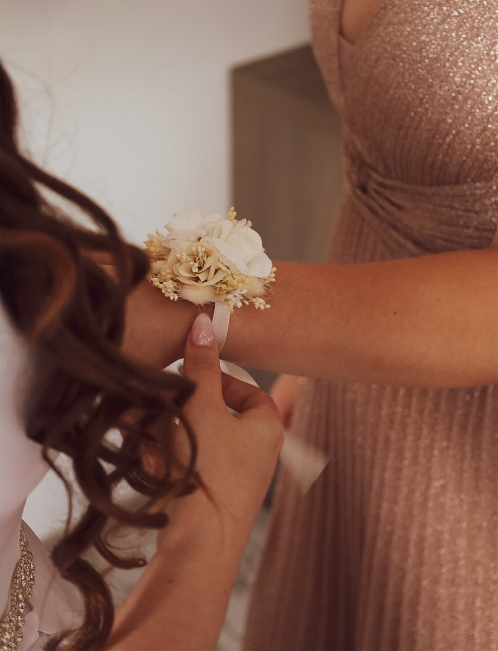 Svadobná fotografia - nevesta detail